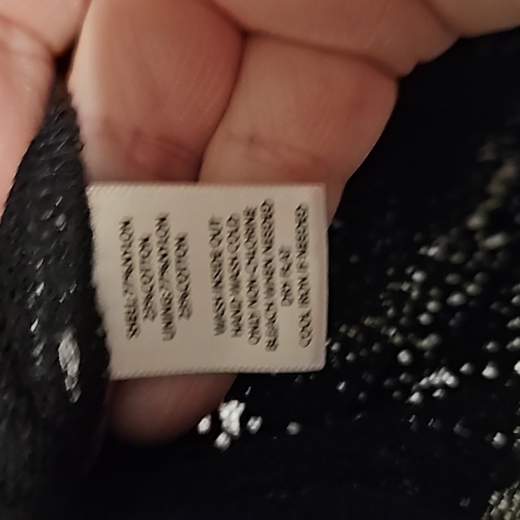 Ann Taylor LOFT Black Gorgeous Shiny Sequin Short Sleeved Top NWOT Size Small - Picture 6 of 9